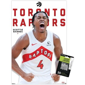 Trends International NBA Toronto Raptors - Scottie Barnes Feature Series 25 Unframed Wall Poster Prints - 1 of 4