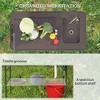 Resenkos  Folding Fish Cleaning Table with Sink, Portable Camping Table with Faucet, Drainage Hose, Sprayer and Shelf - 4 of 4