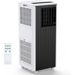 8000 BTU Portable Air Conditioner, 3-in-1 AC Unit with Dehumidifier & Fan for Rooms Up to 350 Sq.Ft, Quiet Operation, 24-Hour Timer, White - 1 of 4