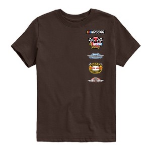 Boys' - NASCAR - Historical Logos Stacked Short Sleeve Graphic T-Shirt - 1 of 2