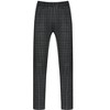 Lars Amadeus Men's Regular Fit Flat Front Business Checked Pattern Dress Pants - image 2 of 4