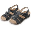 Collections Etc Decorated Adjustable Soft Padded Insoles Sandals - 2 of 4