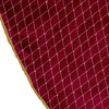 Northlight 48" Red and Gold Diamond Pattern Christmas Tree Skirt - 2 of 4