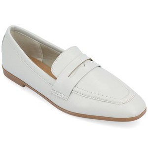 Journee Collection Womens Myeesha Loafer Slip On Square Toe Flats - 1 of 4