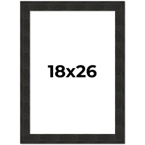 PosterPalooza | Contemporary Black Picture Frame - UV Acrylic, Foam Board Backing, Hanging Hardware - 1 of 4