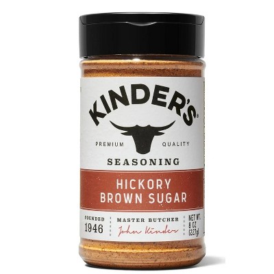 Kinder's Hickory Brown Sugar Seasoning, 8 Ounce (Bulk Size)