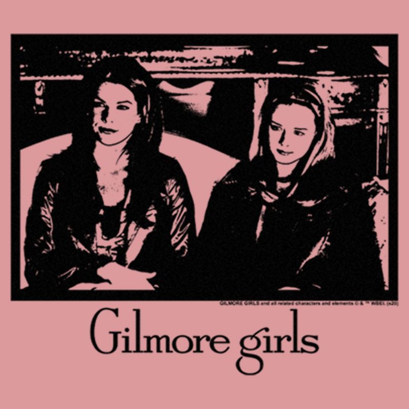 Women's Gilmore Girls Lorelai and Rory Portrait T-Shirt, 2 of 4