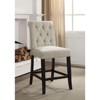 NicBex Dining Chairs Set of 2 Upholstered Chair Solid Wood Tufted Dining Chair with Solid Wood Frame for Kitchen - 4 of 4