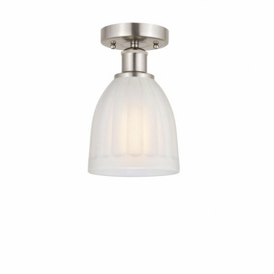 Brookfield - 1 Light Semi-Flush Mount In Industrial Style-9.75 Inches Tall and 5.75 Inches Wide