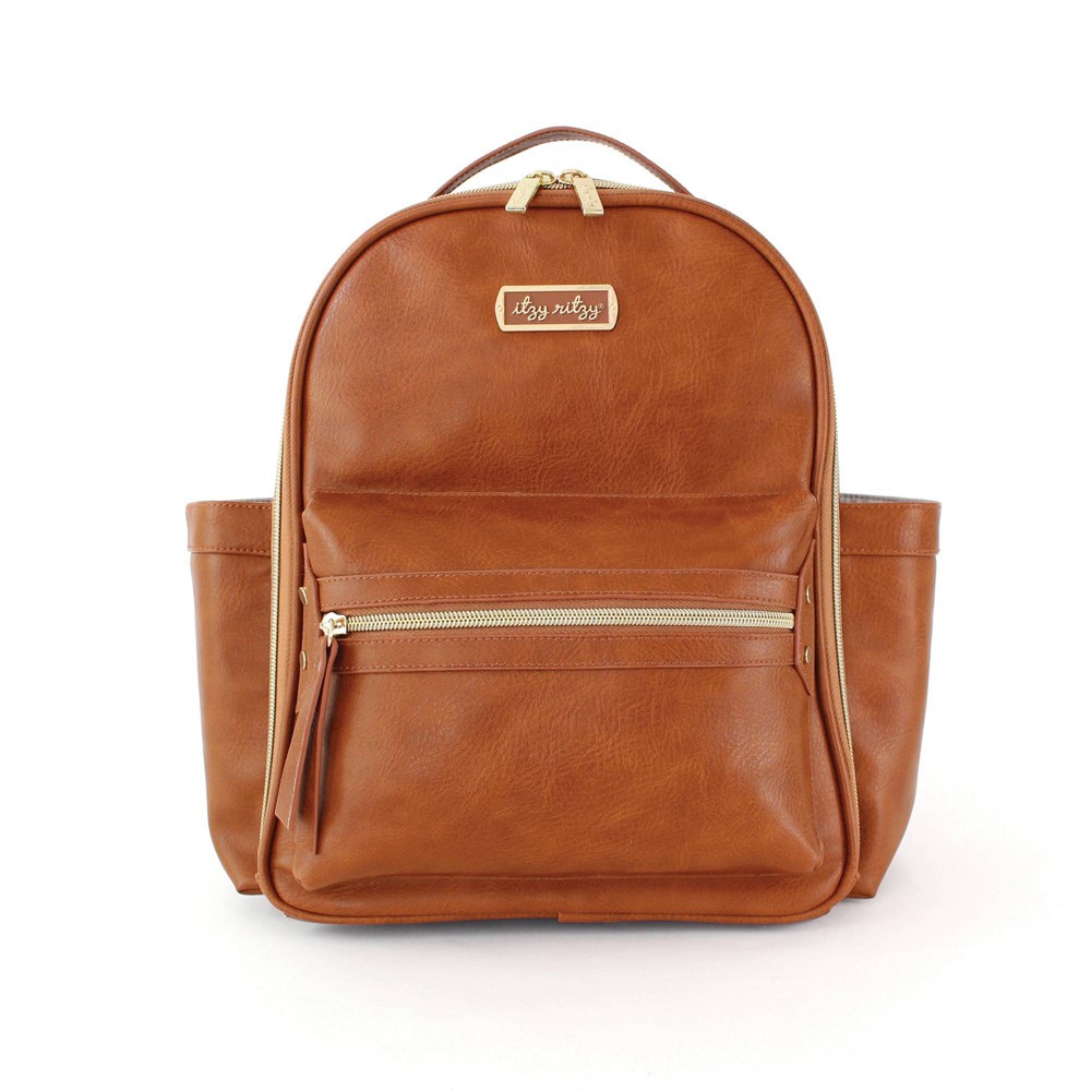 Itzy Ritzy Mini Diaper Bag Backpack - Cognac -  89289244