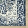 Blue Floral Stain Resistant Area Rug - 4 of 4