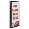 Stupell Industries Eat Sleep Play Hard Sports, 15" x 31" - 3 of 4