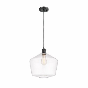 Cindyrella - 1 Light Cord Hung Mini Pendant In Industrial Style-13.5 Inches Tall and 12 Inches Wide - 1 of 1