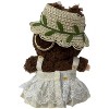 Doll Clothe Superstore Sweet Daisy Day Dress with Straw Hat for 17.5 Labubu Dolls - 4 of 4