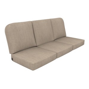 Covers&All Outdoor Sunbrella Deep Seat Cushion Set for Outdoor Furniture, 22 in W x 24 in L x 5 in Thick, Beige - 1 of 4