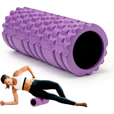 Foam Roller High Density 13" Patented Exercise Roller for Deep Tissue Muscle Massage, Muscle Massage and Myofascial Trigger Point Release, Relieves Mu