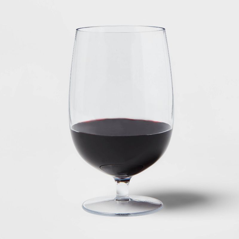 26oz Plastic Lancashire Wine Goblet - Threshold&#8482;, 3 of 4
