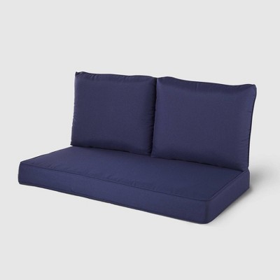 outdoor loveseat replacement cushions