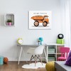 Stupell Industries Orange Dump Truck Construction Canvas Art - 3 of 4
