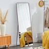 The 4th generation floor standing full-length mirror. wall mirror, bathroom makeup mirror, bedroom foyer, clothing store, wall mounted - 2 of 4