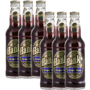 Hank's Genuine Gourmet Grape Soda, 12 fl oz Bottles – Premium Craft Soda with Tart, Juicy Flavor. -  Crisp and Refreshing, Pack of 6 - 1 of 1