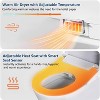 Coucheta Elongated Bidet Toilet Seat with Heated Seat, Wand Cleaning, Nightlight, Warm Water, Dryer, Deodorizer, and Dual Controls - 3 of 4