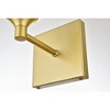Elegant Lighting Gianni 1 light Chrome and Clear Bath Sconce - 4 of 4