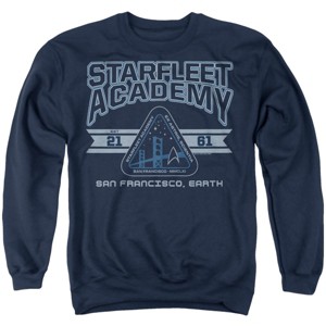 Star Trek Starfleet Academy Earth Adult Crewneck Sweatshirt - 1 of 4