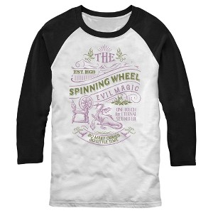Men's Sleeping Beauty The Spinning Wheel Baseball Tee - 1 of 4