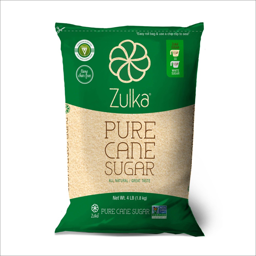 新作人気 Pure Zulka - 661440000212 UPC Cane No Contains lb 4 Sugar その他
