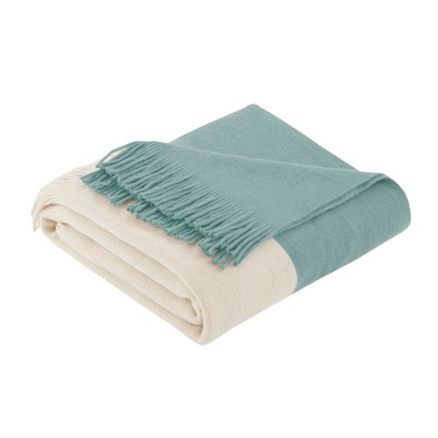 Aqua discount plush blanket