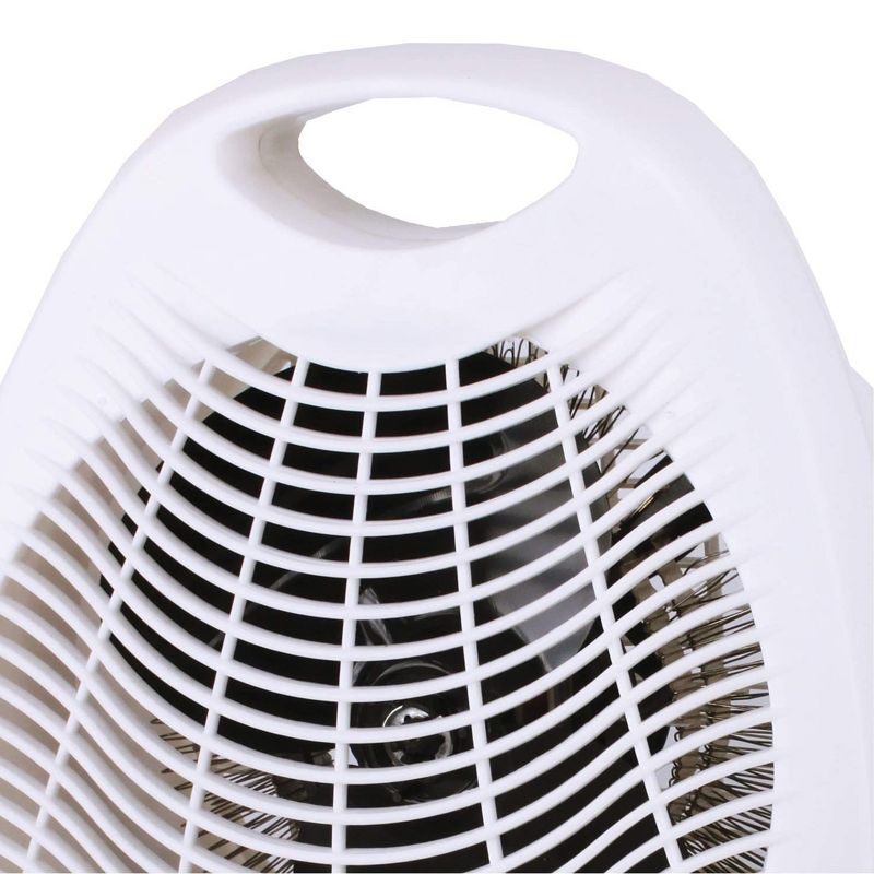 Brentwood 1500 watt 2 in 1 Fan Heater in White, 2 of 7