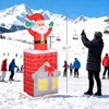 SEVOBAL Inflatable Holiday Decorations 7FT Christmas Inflatable Santa Claus Figure Indoor Party Inflatable Christmas Decor, Multi, 35.4"*31.5"*82.7" - 2 of 4