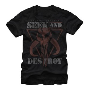 Men's Star Wars Mandalore Seek and Destroy T-Shirt - 1 of 4