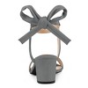 Allegra K Women's Back to College Open Toe Ankle Tie Back Block Heels Sandals - 3 of 4