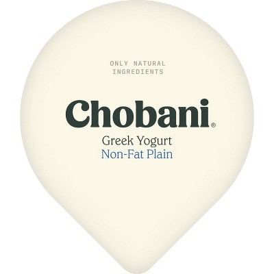 Chobani Plain Nonfat Greek Yogurt - 5.3oz_0