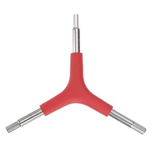 Unique Bargains Repair Hardware Tool Torque Internal Small Y Shape 3 Way Bike Hex Wrench - 1 of 4