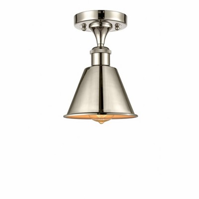 Smithfield - 1 Light Semi-Flush Mount In Industrial Style-9.5 Inches Tall and 7 Inches Wide