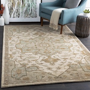 Hauteloom Broomfield 1145 Hand Tufted Blue Wool Rug - 1 of 4