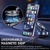 HTUTWOO Vacuum Magnetic Car Phone Mount, 360 Adjustable Suction Cup Phone Mount, Foldable Smart Double-Sided Magnetic Phone Holder, from Desk to Car - 2 of 4
