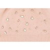 Gender Neutral Wool Hat With Rhinestones With Pom - Maniere - 3 of 3