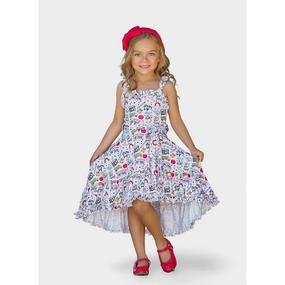 Do Your Thing Doodle Hi-Lo Dress Mia Belle Girls