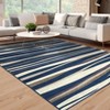 Washable Modern Rug Non Slip Low Pile Rug Soft Contemporary Throw Floor Cover Foldable Indoor Carpet for Living Room Bedroom Playroom Nursery - 2 of 4