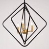 Vaxcel Brady 4 - Light Pendant in  Black/Satin Brass - 4 of 4