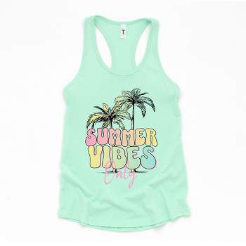 Simply Sage Market Women's Summer Vibes Only Graphic Racerback Tank