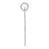 Black Bow Jewelry 14k White Gold Engravable Heart Disc Charm or Pendant, 22mm - 2 of 4