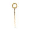 Black Bow Jewelry 14k Yellow Gold, Jersey Collection, Medium Number 39 Pendant - 2 of 4