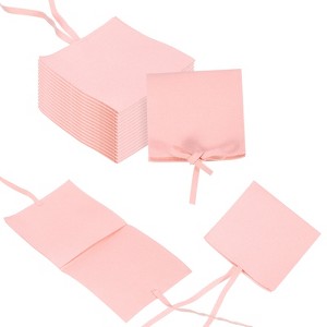 Unique Bargains Microfiber Jewelry Pouch Bag Gift Necklace Earrings Organizer with Tie - 1 of 4