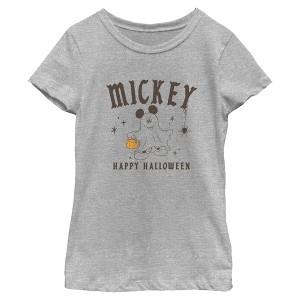 Girls Mickey & Friends Themed Club Ghost Costume Trick or Treat T Shirt - 1 of 4