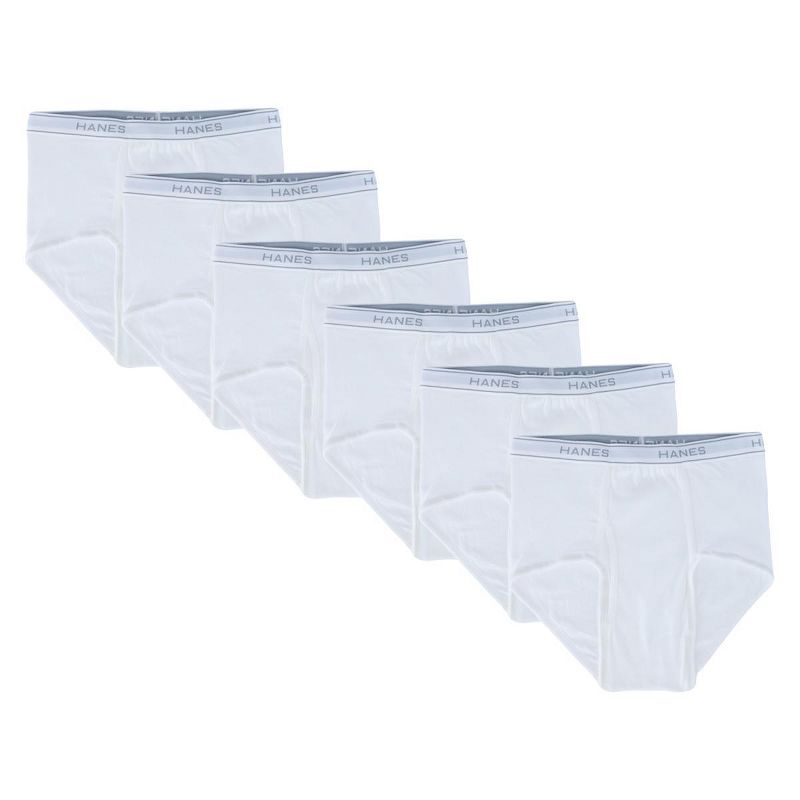 Hanes Men's Cotton Comfort Flex Tagless Briefs (Pack of 6), 1 of 2